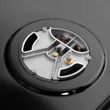 ZLINE Autograph Edition 48 in. 6.7 cu. ft. Paramount Gas Range with 8 Burner DuoPro™ Cooktop and Dual Ovens in Black Stainless Steel and Polished Gold Accents (PSGRBZ-48-G)