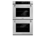 ZLINE 30 in. Professional True Convection Double Wall Oven with Air Fry and Self Clean in Satin Stainless Steel (WADS-30)