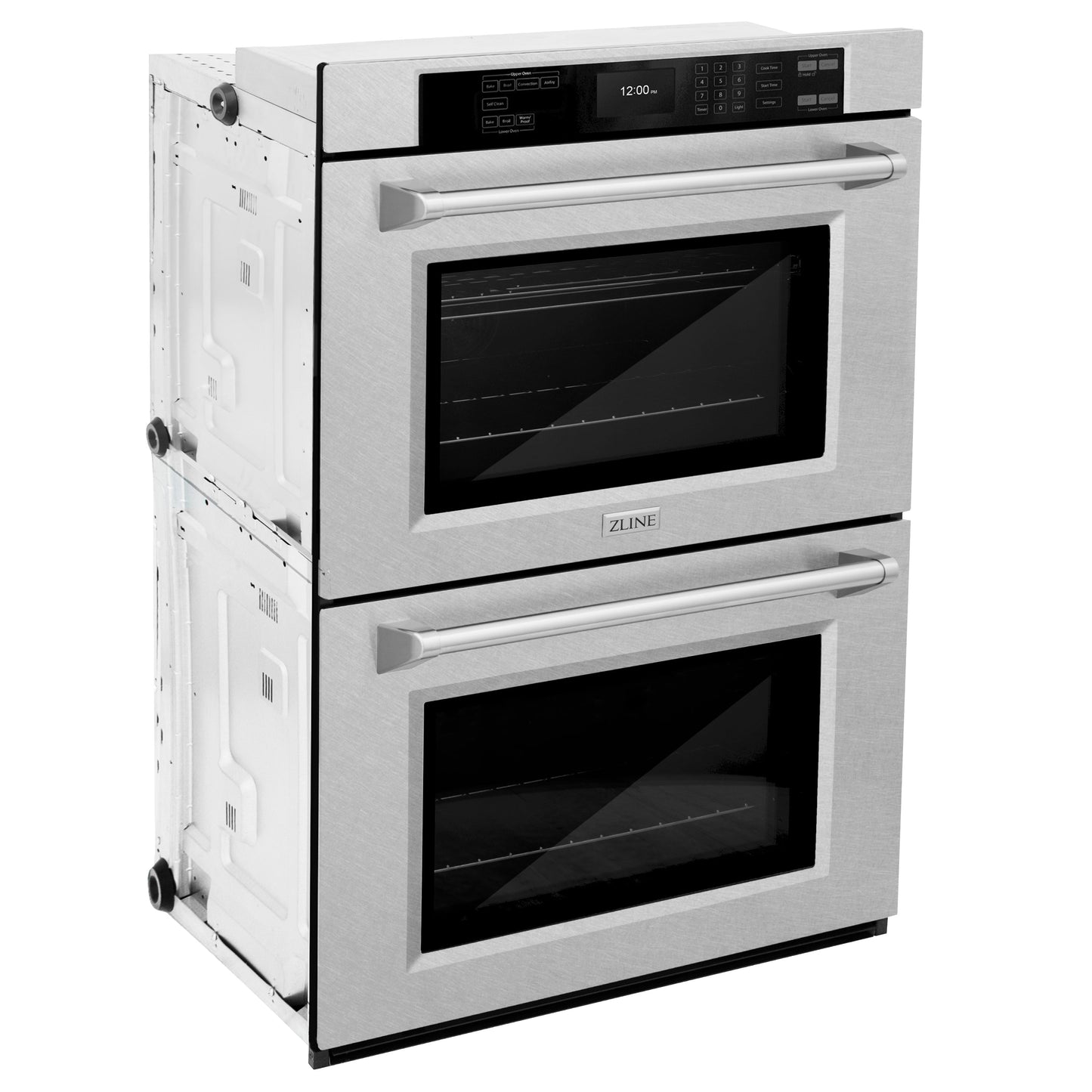 ZLINE 30 in. Professional True Convection Double Wall Oven with Air Fry and Self Clean in Satin Stainless Steel (WADS-30)