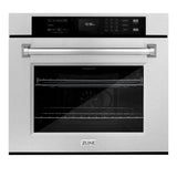 ZLINE 30 in. Professional True Convection Single Wall Oven with Air Fry and Self Clean in Satin Stainless Steel (WASS-30)