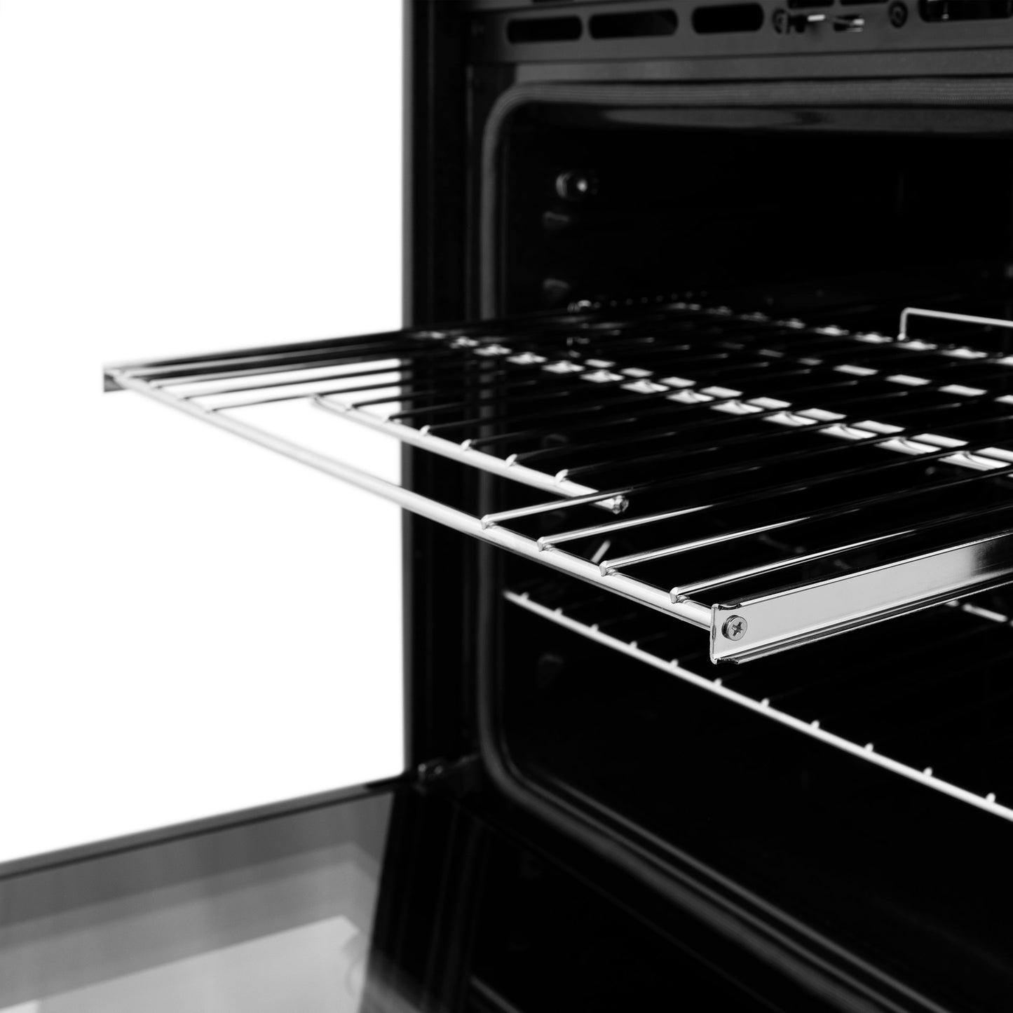 ZLINE 30 in. Professional True Convection Single Wall Oven with Air Fry and Self Clean in Satin Stainless Steel with White Matte Door (WASS-WM-30)