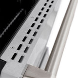 ZLINE 36 in. 5.2 cu. ft. Paramount Gas Range with Convection Gas Oven in Satin Stainless Steel with 6 Brass Burners (SGRS-BR-36)