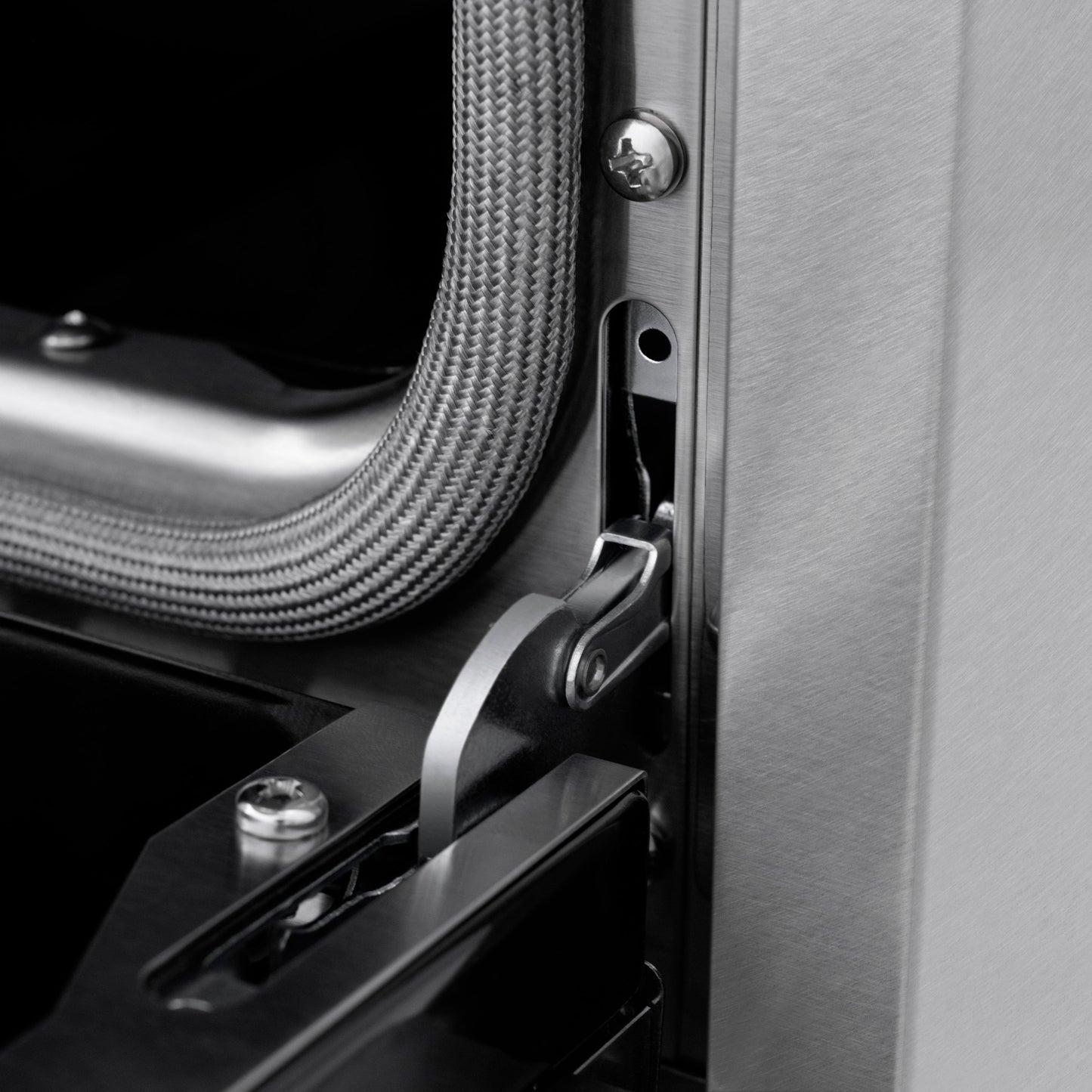 ZLINE 48 in. 6.7 cu. ft. Paramount Double Oven Gas Range in Satin Stainless Steel with 8 Brass Burners (SGRS-BR-48)