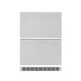 ZLINE 24 In. Touchstone Refrigerator Drawer Panels in Satin Stainless Steel (RDPO-SN-24)