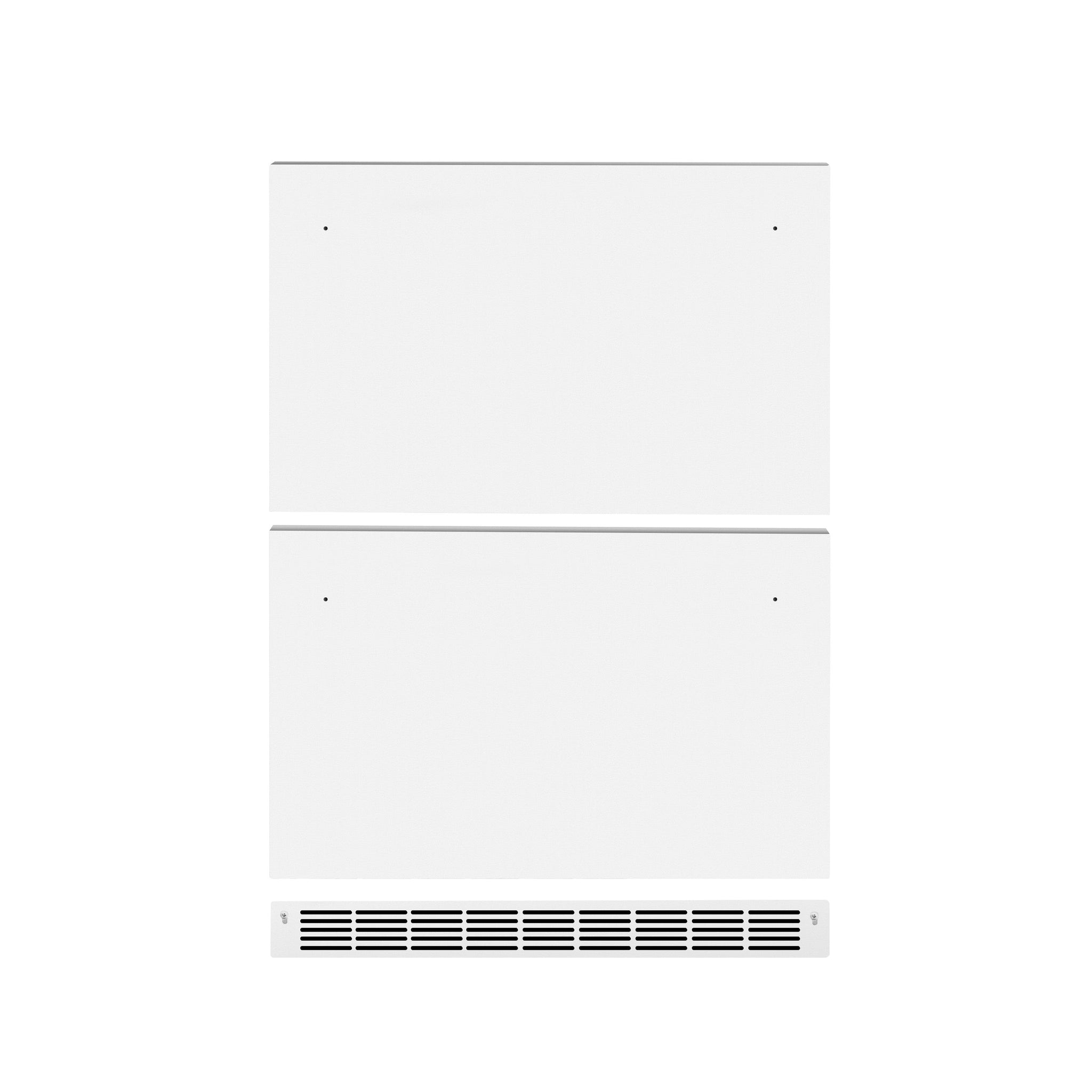 ZLINE 24 In. Touchstone Refrigerator Drawer Panels in White Matte (RDPO-WM-24)