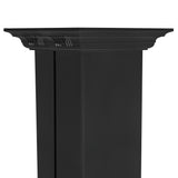 ZLINE Crown Molding in Black Stainless Steel with Built-in Bluetooth Speakers (CM6-BT-BSGL2iN)