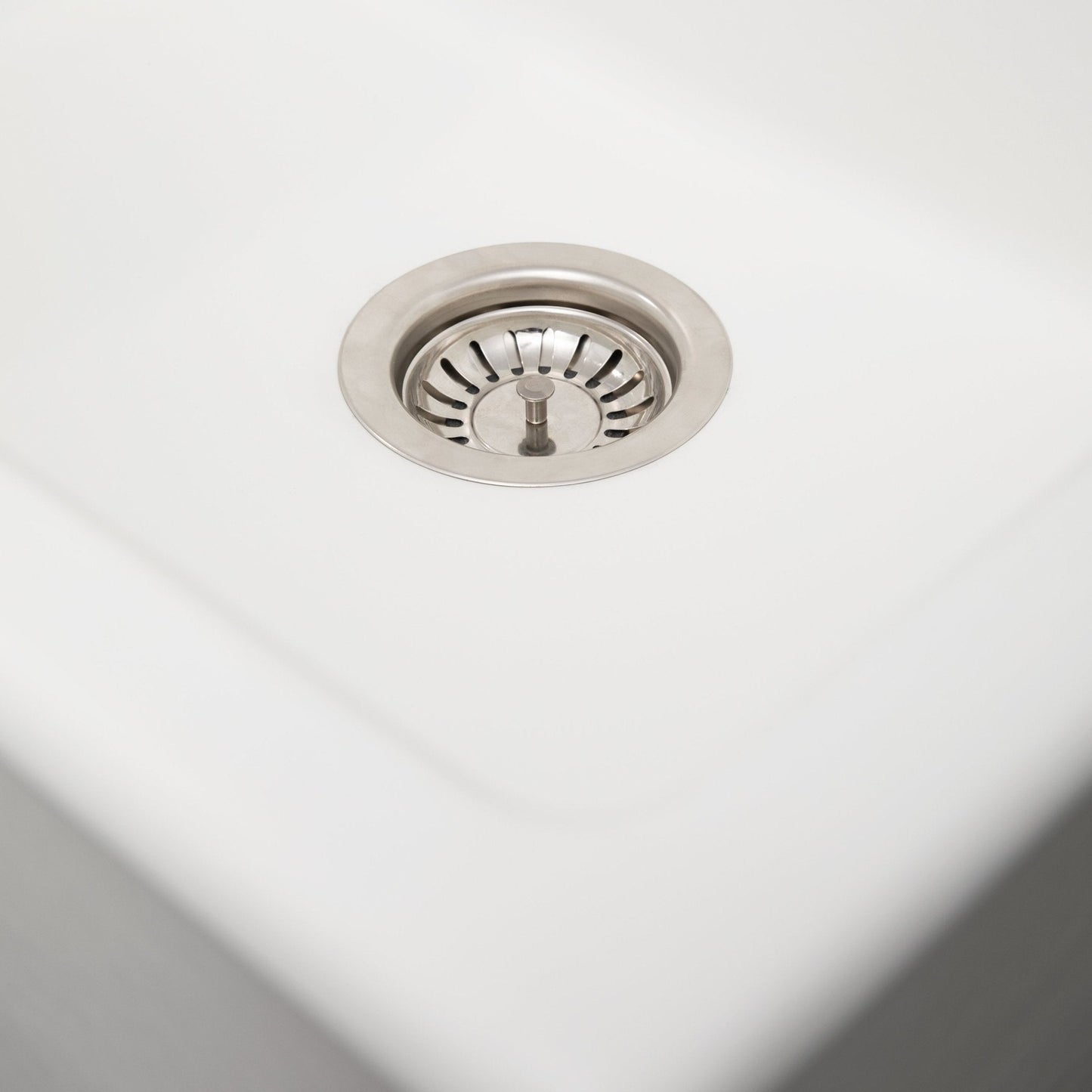 ZLINE 30" Rome Dual Mount Single Bowl Fireclay Kitchen Sink with Bottom Grid (FRC5124)