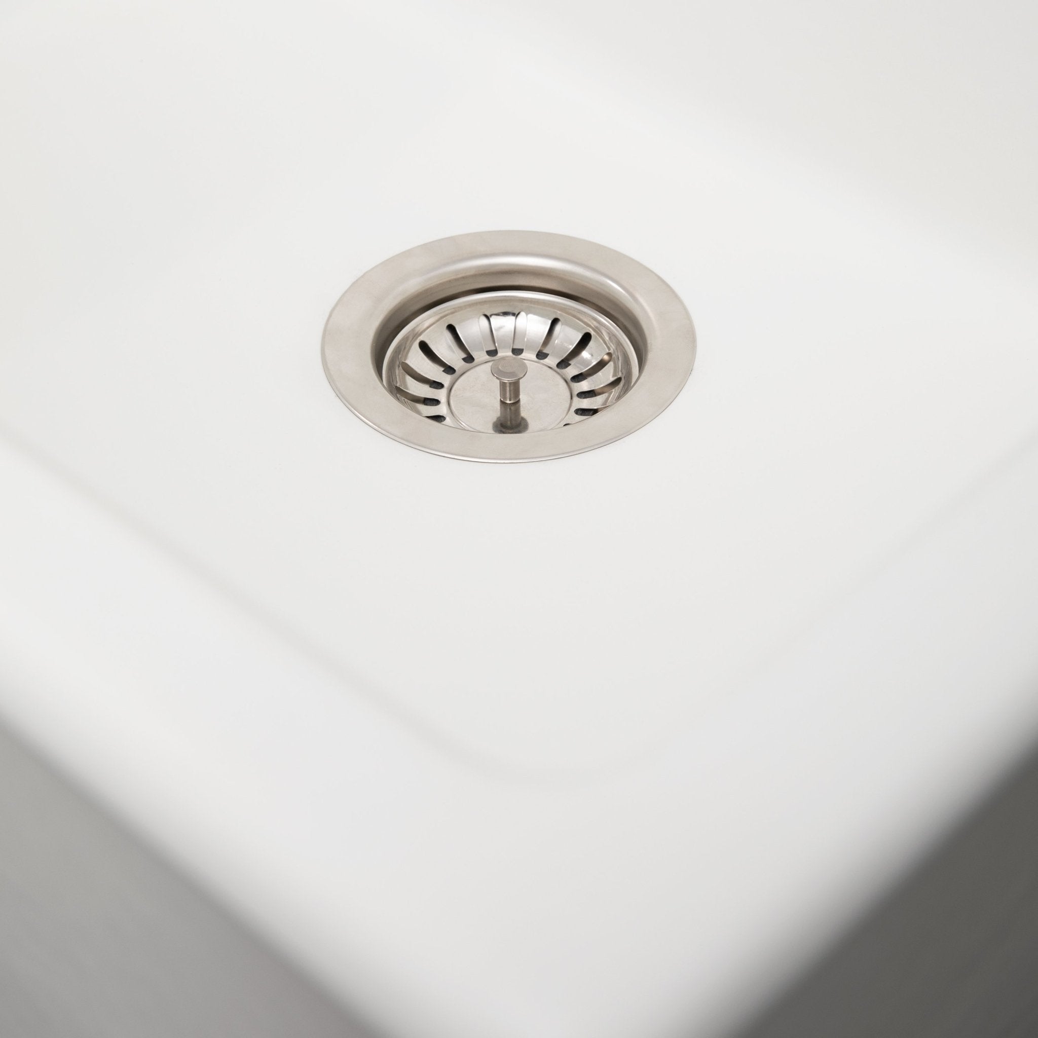 ZLINE 30" Rome Dual Mount Single Bowl Fireclay Kitchen Sink with Bottom Grid (FRC5124)