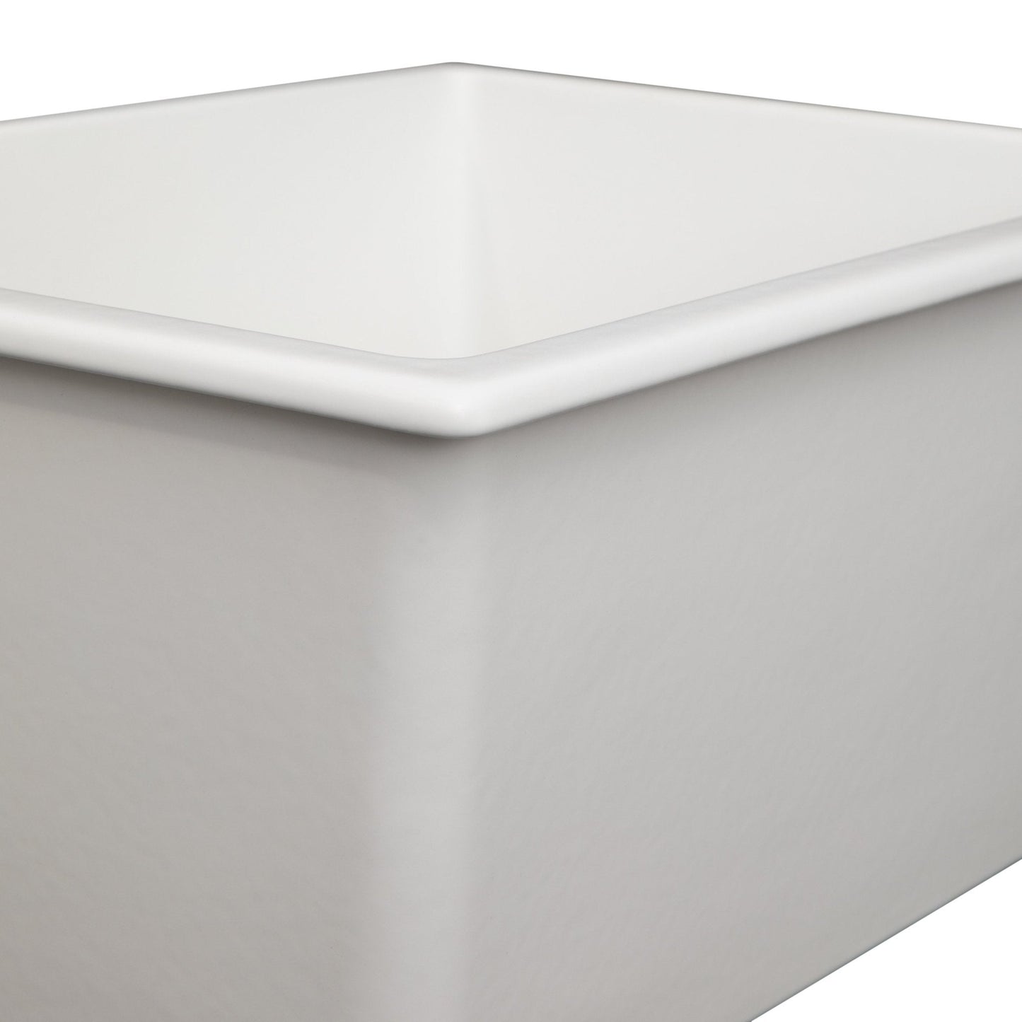 ZLINE 30" Rome Dual Mount Single Bowl Fireclay Kitchen Sink with Bottom Grid (FRC5124)