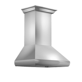 ZLINE Professional Convertible Vent Wall Mount Range Hood in Stainless Steel with Crown Molding (587CRN)