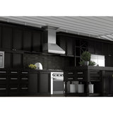 ZLINE Professional Convertible Vent Wall Mount Range Hood in Stainless Steel with Crown Molding (587CRN)